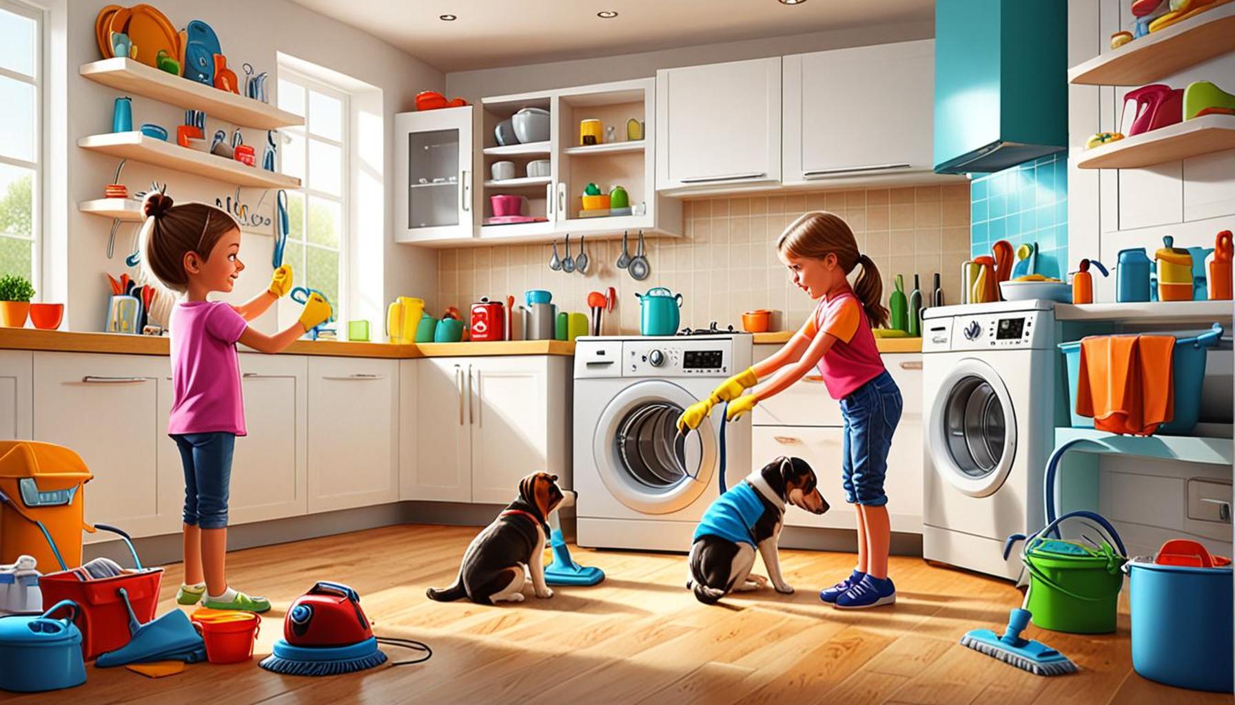 The role of appliances in promoting efficient cleaning in households with children and pets